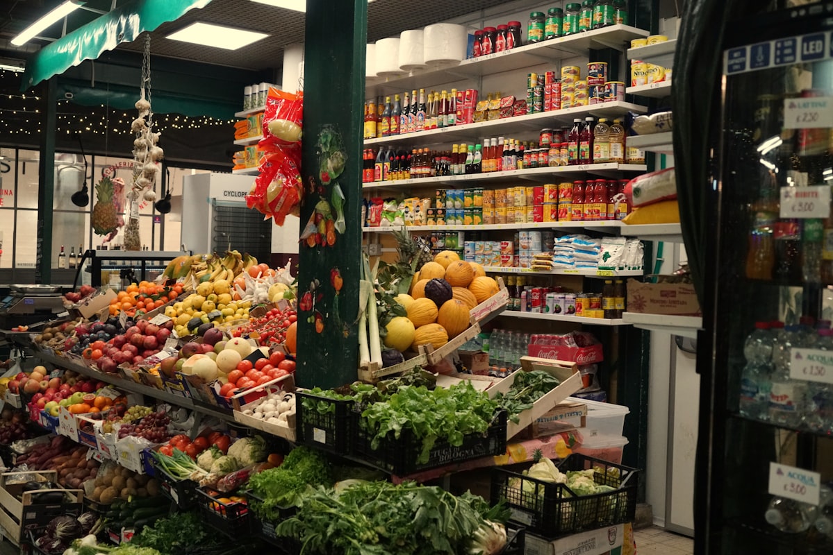 Frutta e verdura biologica italiana fresca